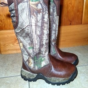 Game Winner Youth Snake Shield Armor II Hunting Boots Camo